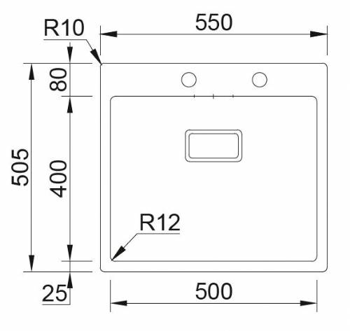RODI L08N1L610843A2 LAVELLI INOX