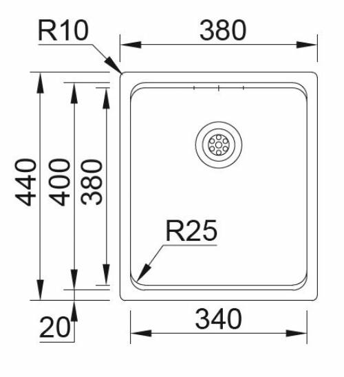 RODI G18U8ECS0673A0 LAVELLI INOX