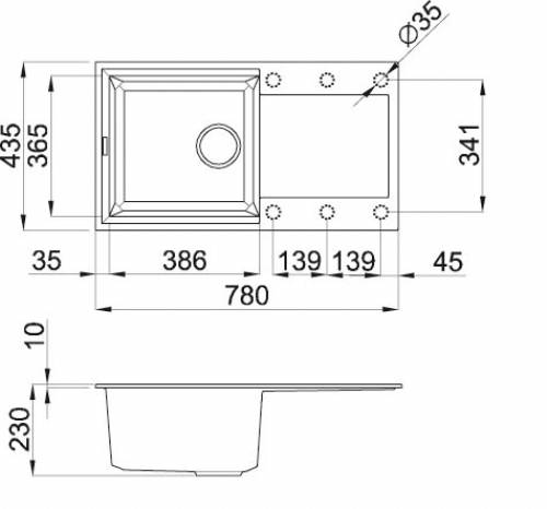 Elleci LGY29068 EASY 290 lavello