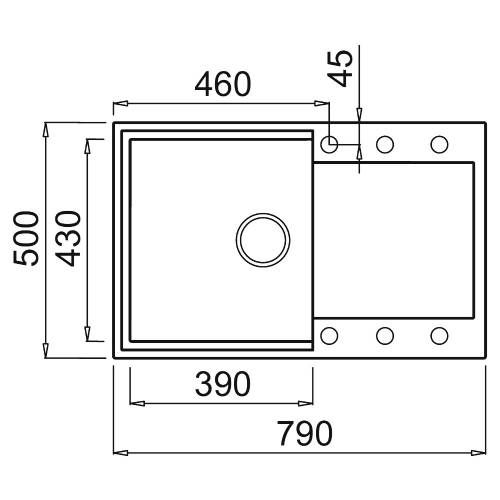 Elleci LGY30043 EASY 300 lavello