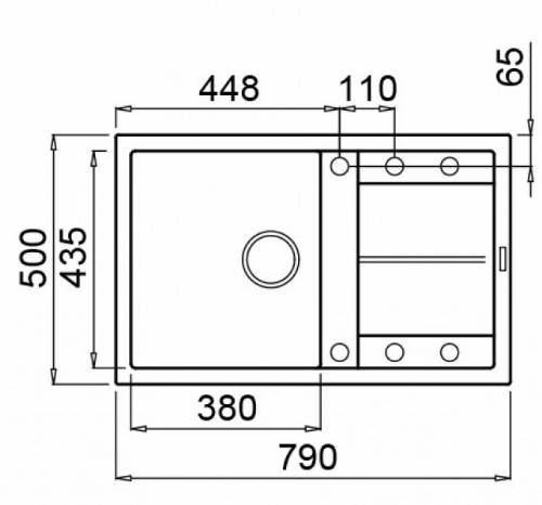 Elleci LGU30040 UNICO 300 lavello