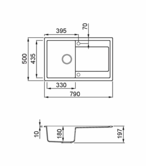 Elleci LG230051 LIFE 300 lavello