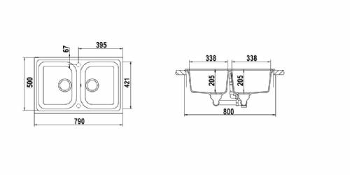 Schock LITN200SA13N LITHOS N200S lavello