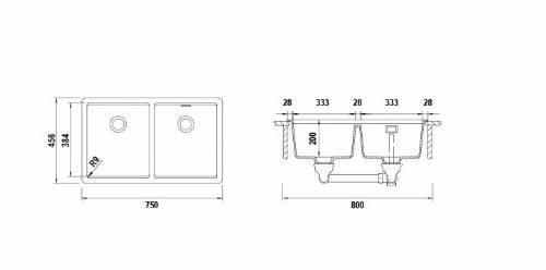 Schock BYKN200A01 BROOKLYN N200 lavello