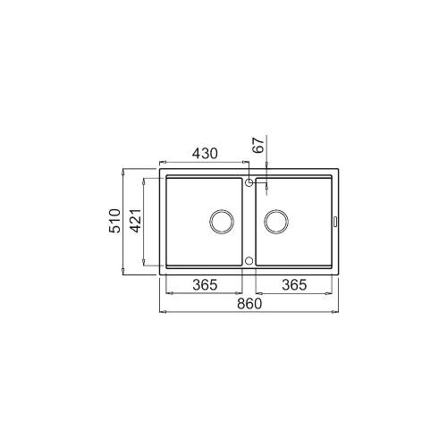 Elleci LKB45086 BEST 450 lavello