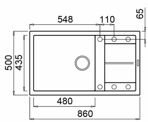Elleci LGU41048 UNICO 410 lavello