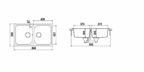 Schock LITN200A51N LITHOS N200 lavello