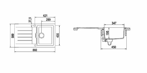 Schock SIGD100A84 SIGNUS D100 lavello