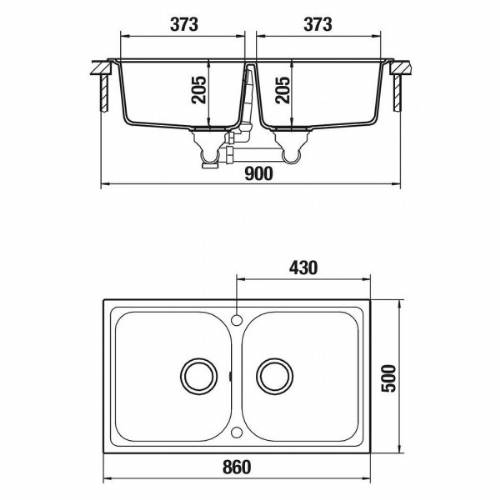 Schock  FOMN200A58 FORMHAUS N200 lavello