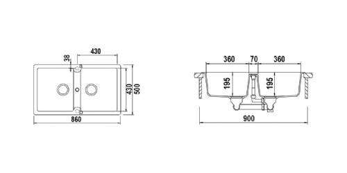 Schock PRIN200EAP43 PRIMUS N200E lavello
