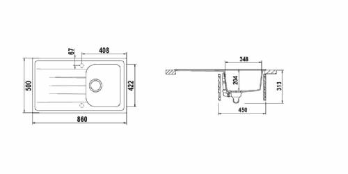 Schock LITD100A42N LITHOS D100 lavello