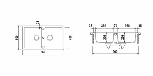 Schock SIGN200EA91 SIGNUS N200E lavello