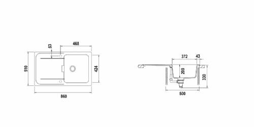 Schock WEMD100G74 WEMBLEY lavello