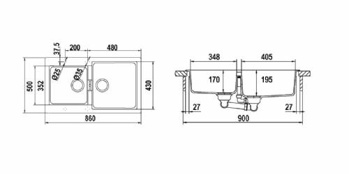Schock SIGN200A89 SIGNUS N200 lavello