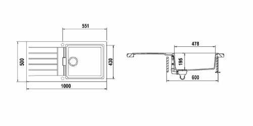 Schock SIGD100LA99 SIGNUS D100L lavello