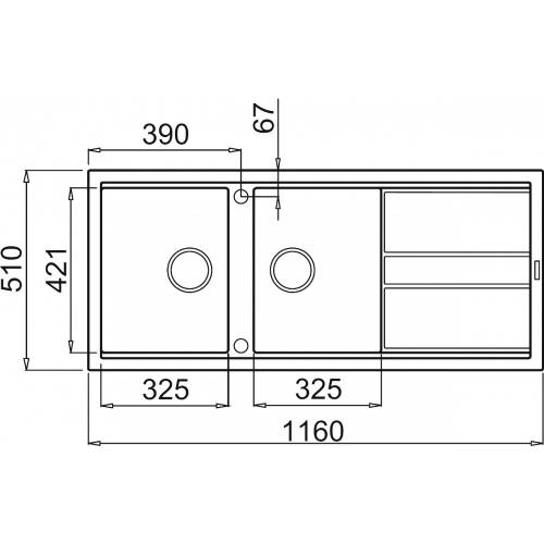 Elleci LGB50040 BEST 500 lavello