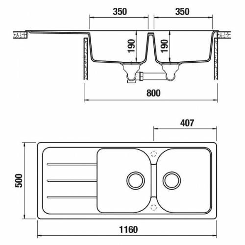 Schock FOMD200A51 FORMHAUS D 200 lavello