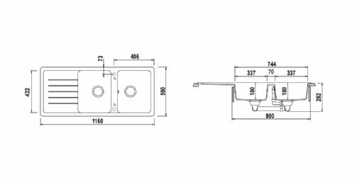 Schock TOLD200A99 TOLEDO D200 lavello