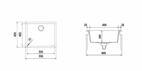 Schock BYKN100LA13 BROOKLYN N100L lavello