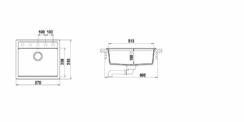 Schock NEMN100013 NEMO N100 lavello