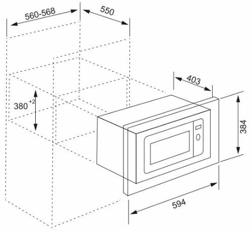 Silverline MW9041B01 Microonde nero Capacità 25 L