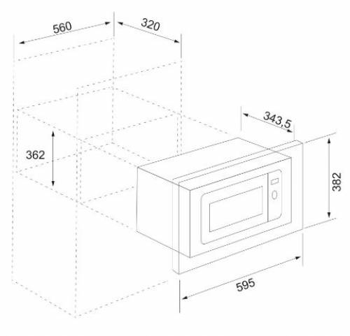 Silverline MW9025 Microonde con grill inox 34 litri