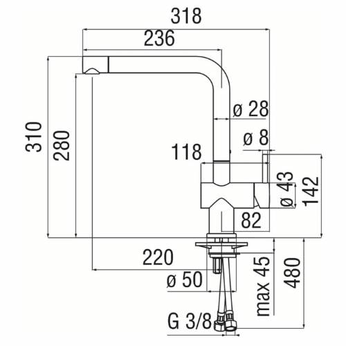 Nobili LV00113BM LIVE miscelatore