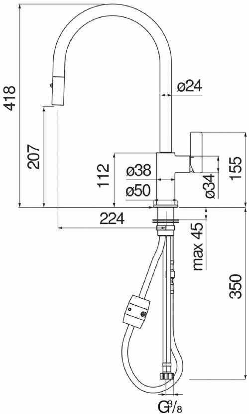 Nobili FL96137IP miscelatore