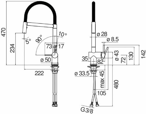 Nobili BR00300BM miscelatore