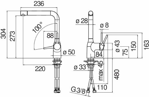 Nobili CU128113BM miscelatore