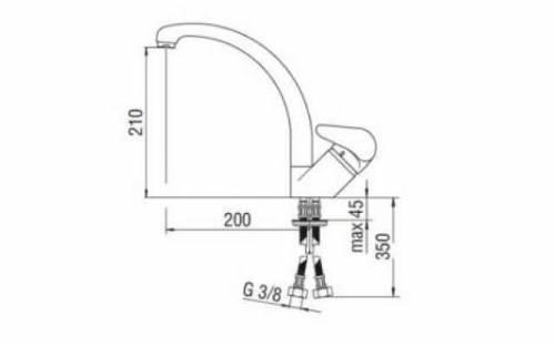 Nobili MJ16113CR miscelatore
