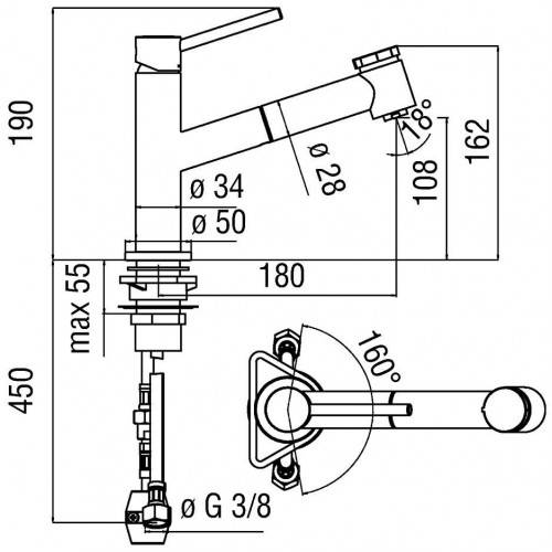 Nobili AQ93117CR miscelatore