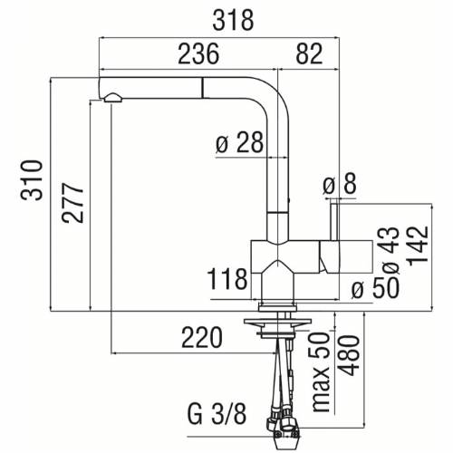 Nobili LV00117/1IX miscelatore