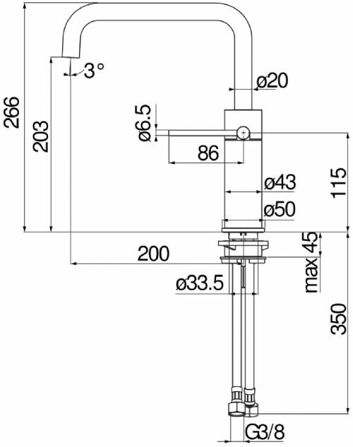 Nobili VE125134CR miscelatore