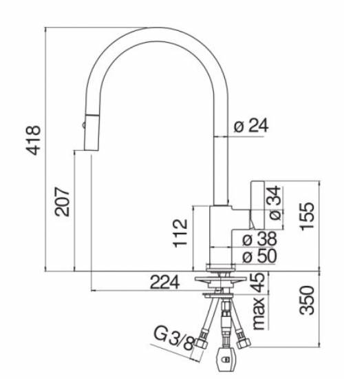 NOBILI FL96137CR MISCELATORI