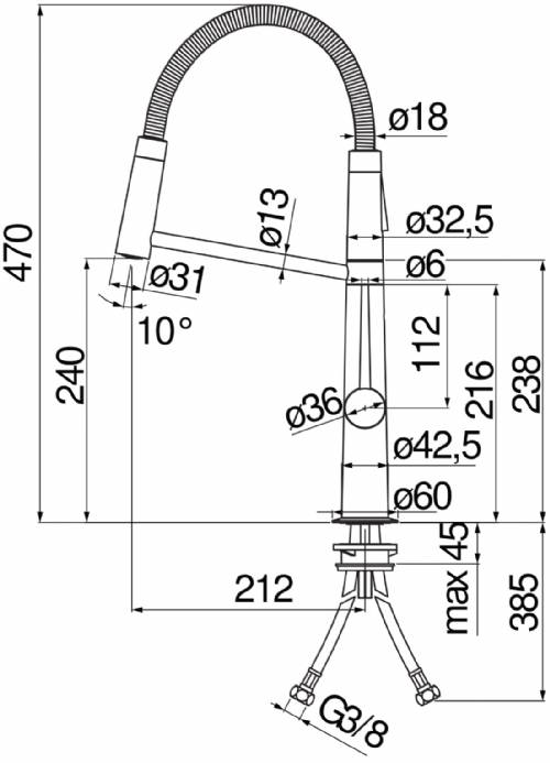 Nobili MV123300BM Miscelatore