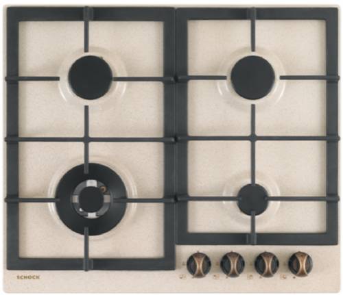 Schock STR64TH58 Piano cottura 60 cm avena