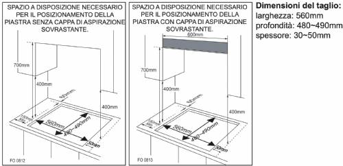 Samsung NA64H3031BS Piano cottura a gas Samsung 60cm