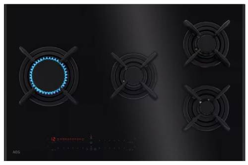 AEG HVB8453IB piano cottura nero gas 4F 80cm