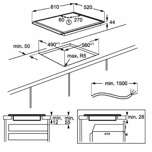 Aeg NII64B30AZ Piano cottura