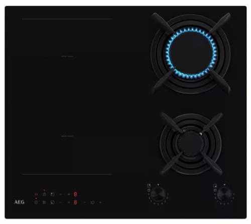 Piano cottura in vetroceramica  misto induzione/gas Serie 8000