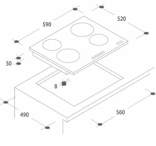 HOOVER HH64DCT PIANI COTTURA ELETTRICI