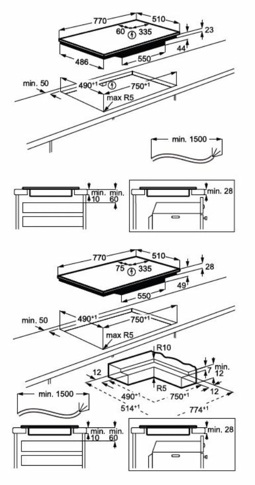 Piano cottura ad induzione Serie 6000 Bridge  con FlexiPower Management