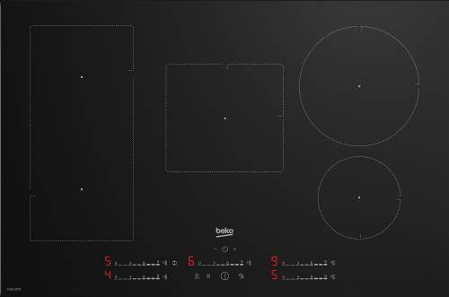 Beko HII85720UFT Piano cottura