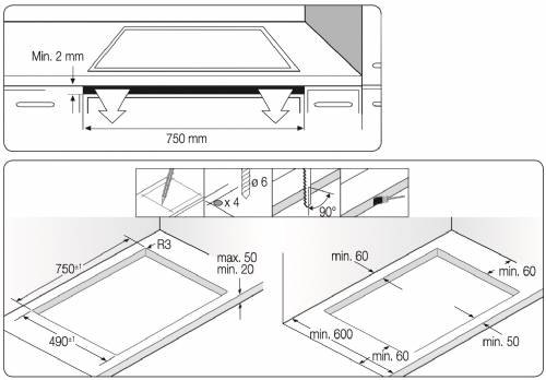 Samsung NZ84F7NC6AB Piano a induzione Samsung 80cm