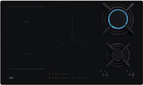 Piano cottura in vetroceramica misto  induzione/gas Serie 8000