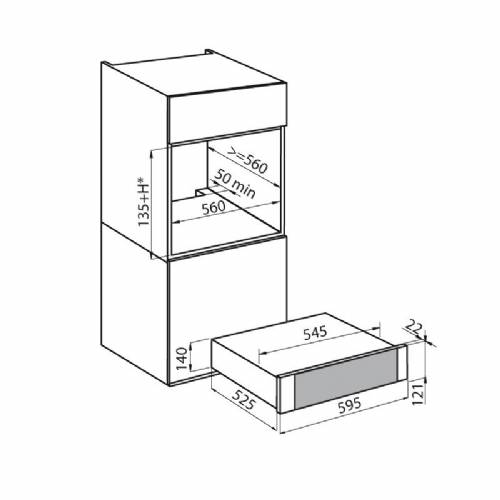 Foster 7138 001 Cassetto scaldavivande